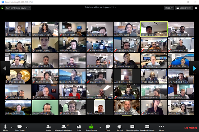 using zoom for conference calls