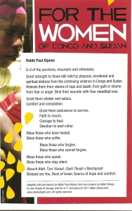 JWW Women of Congo and Sudan