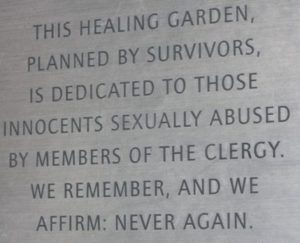 Clergy Abuse Healing Garden